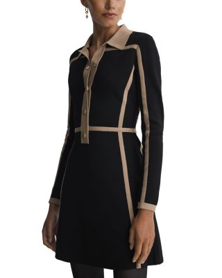REISS Nikki Long Sleeve Knit Dress | Bloomingdale's