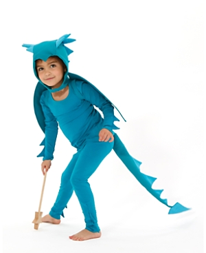 Band of the Wild Jade Dragon Pajama Costume - Ages 2-8