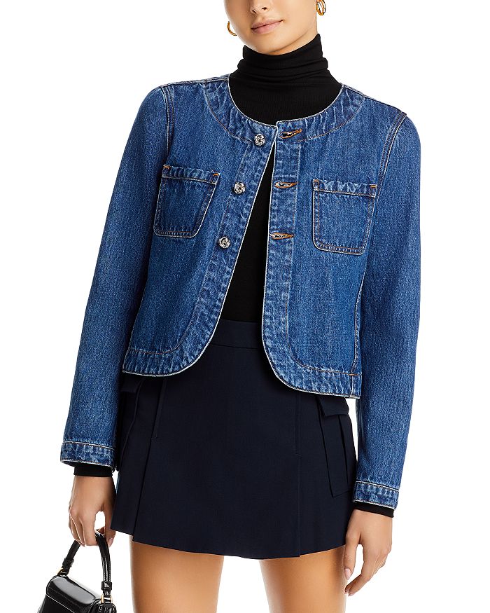 Derek Lam 10 Crosby Mimi Indoor Denim Jacket Bloomingdale's