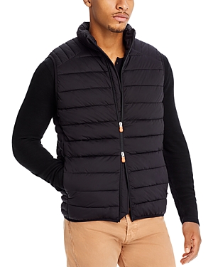 Shop Save The Duck Russell Quilted Vest In Black