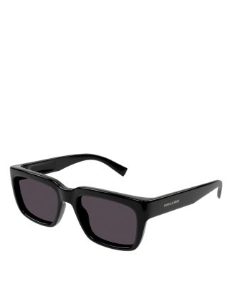 Saint Laurent Script Rectangular Sunglasses, 55mm | Bloomingdale's