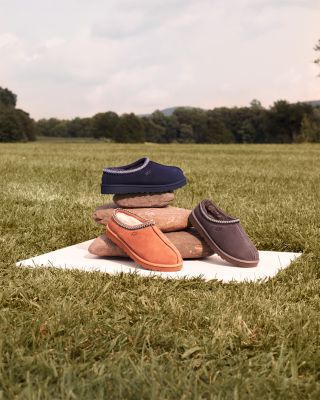 Men's Tasman Suede & Shearling Slippers