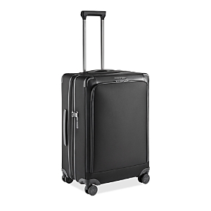 Bric's Porsche Roadster Nylon 27 Expandable Spinner Suitcase In Black