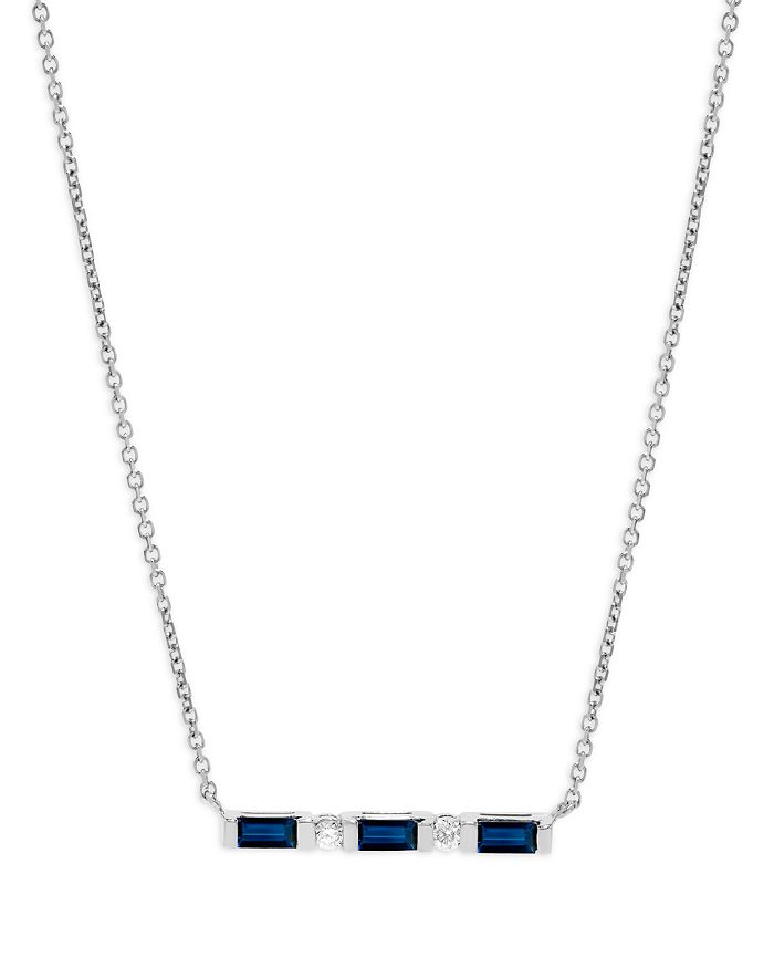 Semi precious stone bar necklace shop