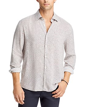 HUGO - Ermo Slim Fit Long Sleeve Button Front Shirt