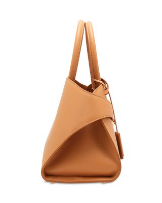 Small Hug Leather Top Handle Bag