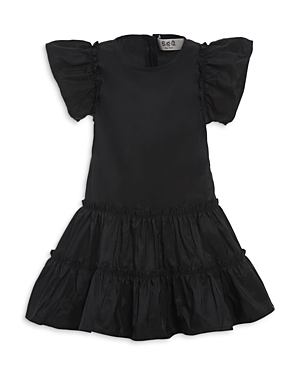 Sea Girls' Diana Taffeta Dress - Little Kid, Big Kid In Black