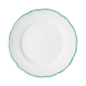 Degrenne Paris Reminiscence Dinner Plates, Set Of 4 In White/green
