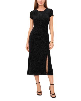 chinese dress ladies Vince Camuto Womens Lace Long Sleeve Maxi Dress Rich Black Large at Amazon  Women's Clothing store
