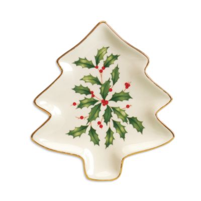Hosting The Holidays Tree Plate