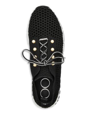 Jimmy Choo Women's Veles Crochet Knit Low Top Sneakers