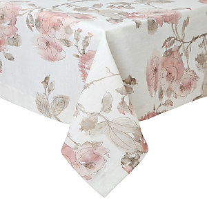 Mode Living Savannah Tablecloth, 70" Round In Beige/blush