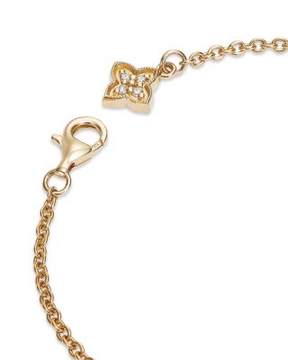 Diamond Clover Station Collection Bracelet in 14K Gold, 0.38 ct. t.w.