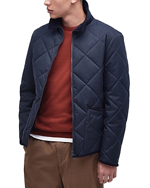 BARBOUR EASTON LIDDESDALE QUILTED CORDUROY TRIMMED FULL ZIP JACKET