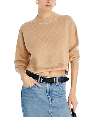 Aqua Rib Knit Long Sleeve Sweater - 100% Exclusive