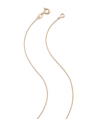 Blue Sapphire, Blue Topaz, & Diamond Accent Hamsa Hand Pendant Necklace in 14K Yellow Gold, 17"