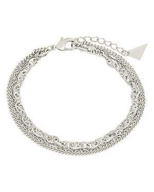 Shop Sterling Forever Nevaeh Bracelet In 14k Gold Plated Or Rhodium Plated In Silver
