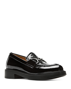 La Canadienne Celine Crinkle Leather Loafer In Black
