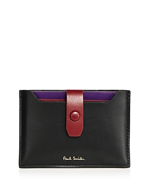 Paul Smith Card Case Pullout Wallet In Black