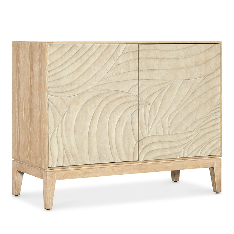 Hooker Furniture Retreat Carved Nightstand In Cream