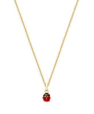 Tiny Blessings - Children's 14K Gold Lil' Ladybug Girls' 12-14" Necklace