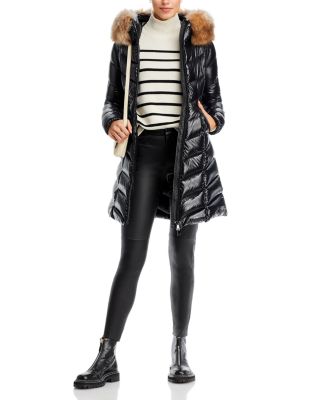 【MONCLER】MARRE ロング ダウン ジャケット Moncler Marre Quilted Down Coat with Removable Genuine