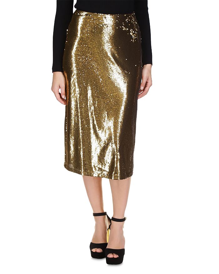 Sequin Midi Skirt