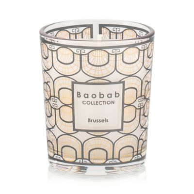 Trio of Travel Candles: Brussels-Roma-Saint Tropez