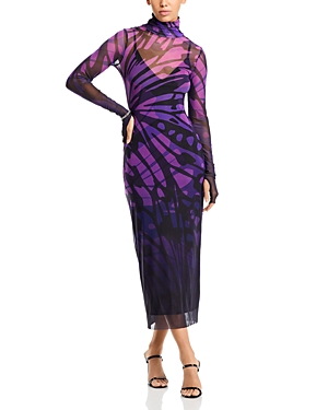 Shailene Turtleneck Bodycon Midi Dress