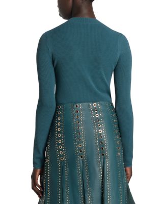 Long Sleeve Textured Knit Top