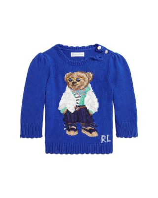 Ralph Lauren Girls' Polo Bear Sweater Baby Bloomingdale's