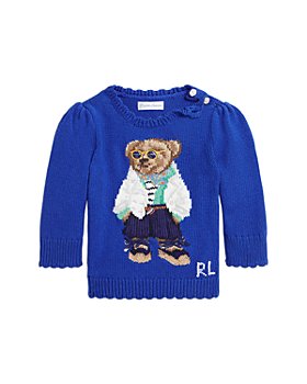 Ralph Lauren - Girls' Polo Bear Sweater - Baby