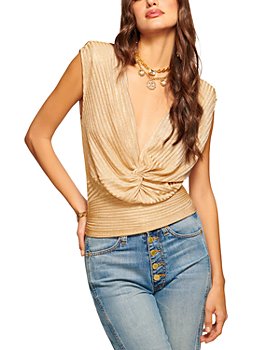 Gold Tops for Women - Bloomingdale's