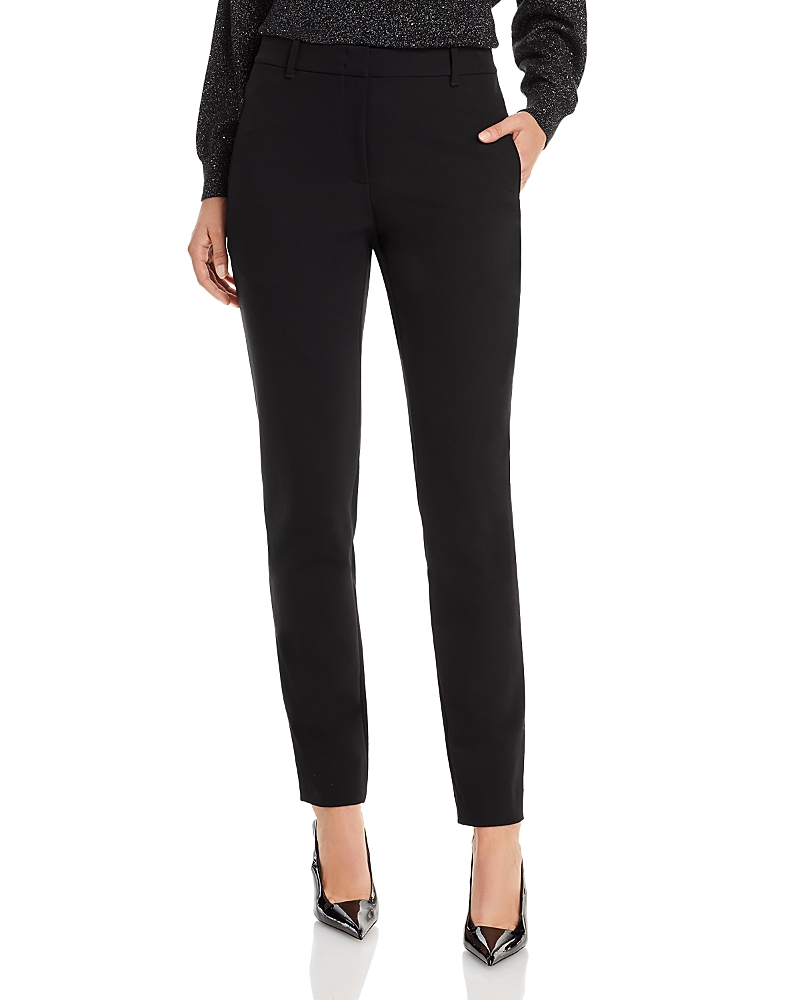 Lafayette 148 Petite Acclaimed Stretch Essex Slim Pant In Black