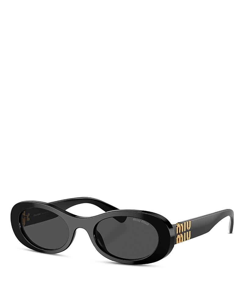 Miu Miu Oval Sunglasses, 50mm