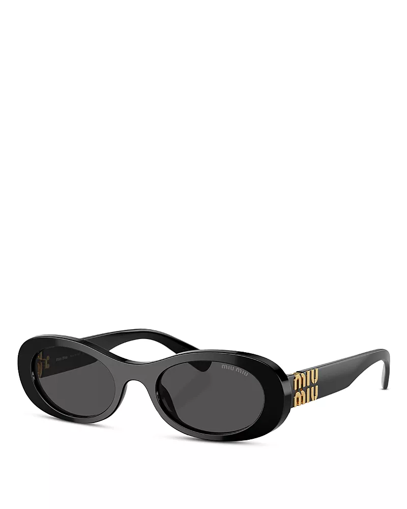 Miu Miu Oval Sunglasses, 50mm