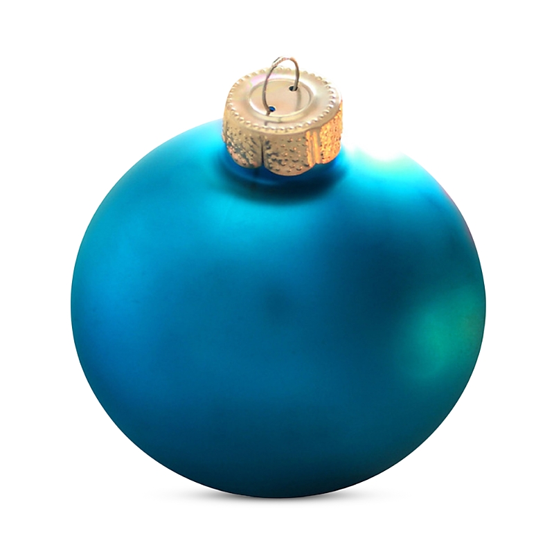 The Whitehurst Company, Llc The Whitehurst Company Ball Ornaments, Set Of 28 In Matte Teal