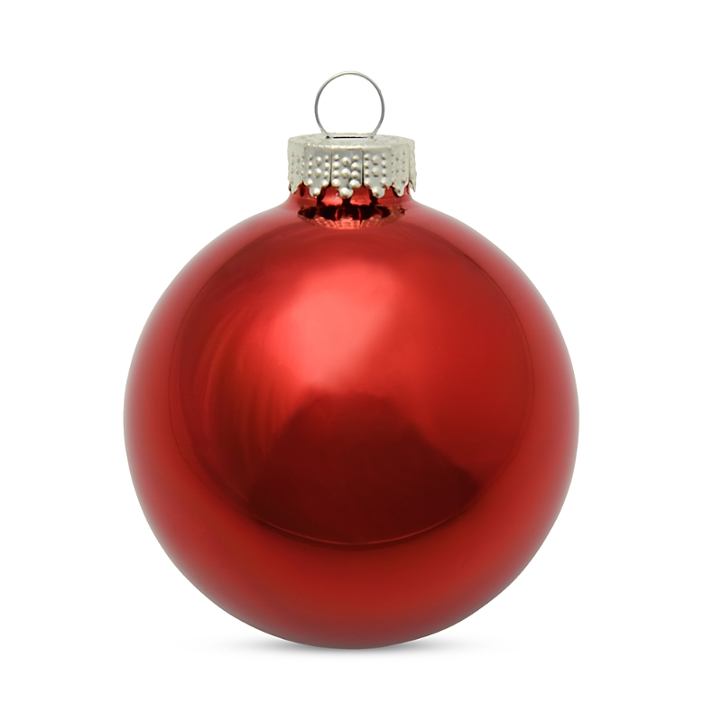 The Whitehurst Company, Llc The Whitehurst Company Ball Ornaments, Set Of 28 In Shiny Red