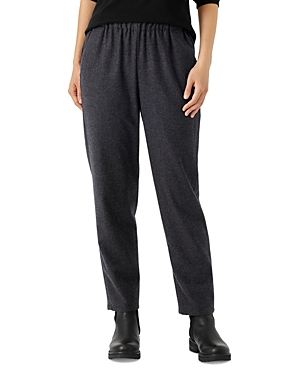 Eileen Fisher Tapered Ankle Pants In Charcoal