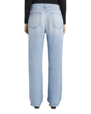 Miramar High Rise Wide Leg Cotton Terry Sweatpant Jeans