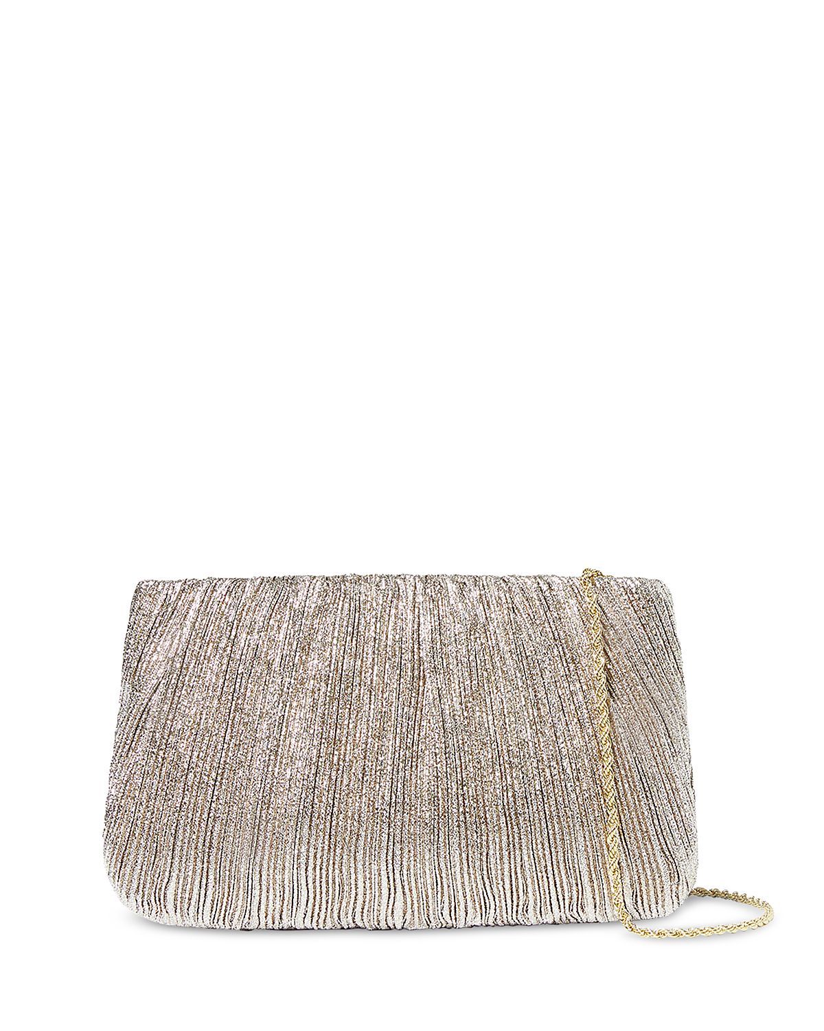 Loeffler Randall Brit Flat Pleated Pouch Clutch