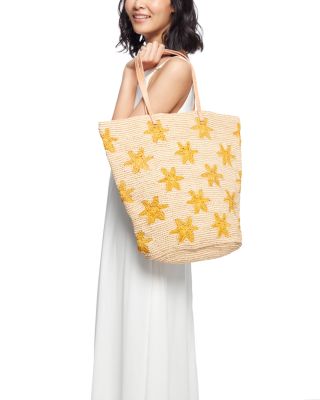 Soleil Large Raffia Tote