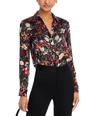ALICE AND OLIVIA ALICE AND OLIVIA ELOISE BUTTON DOWN BLOUSE