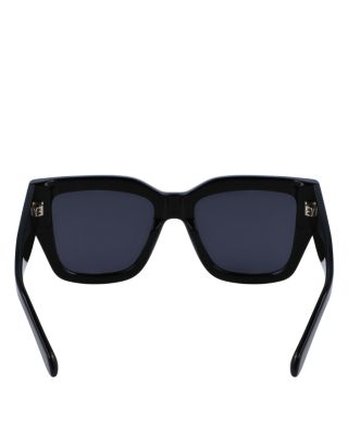 Double Gancini Square Sunglasses, 55mm