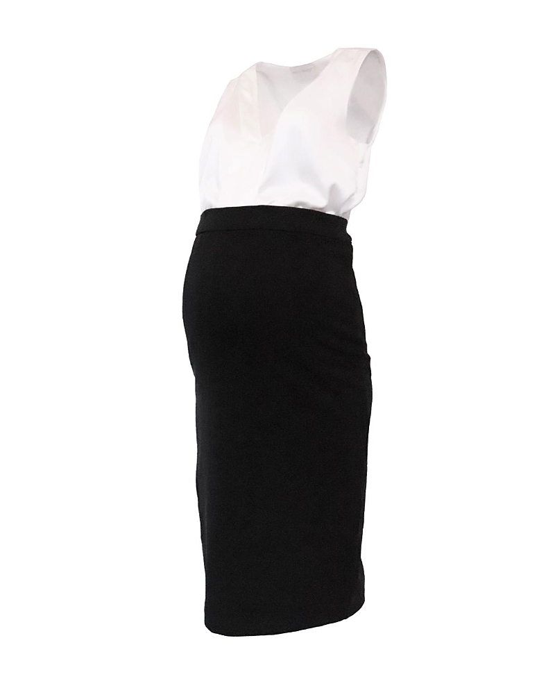 Emilia George Hilary Body-con Maternity Skirt In Black