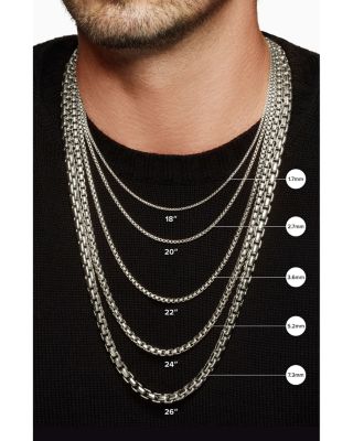 Men's Small Box Chain 2.7mm 
