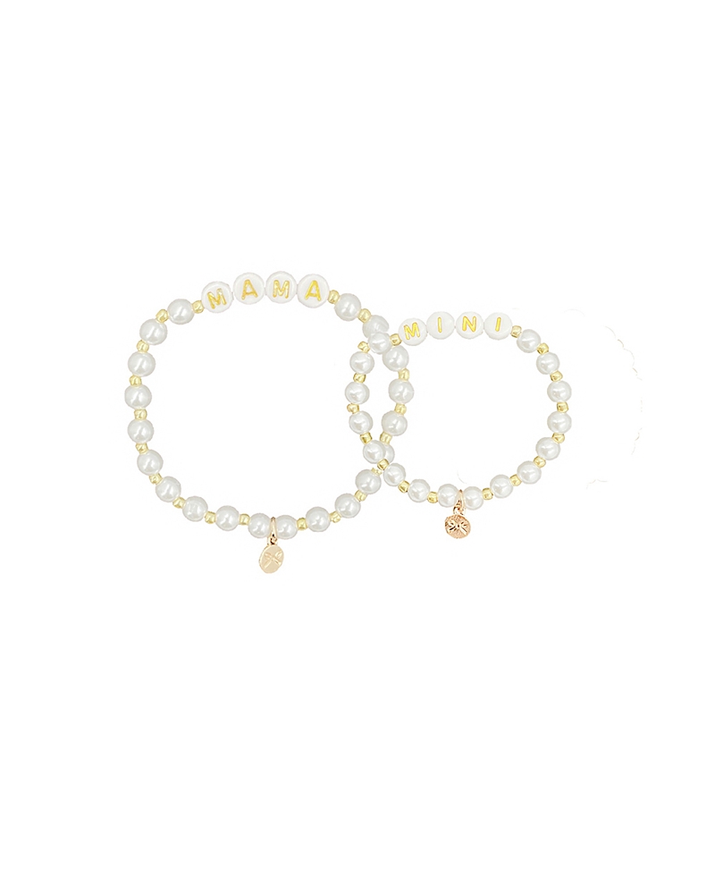 Bits & Bows Girls' Mama and Mini Bracelet Set - Little Kid