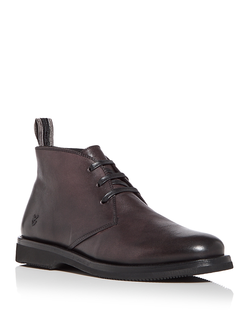 John Varvatos Varick Leather Chukka Boot In Black
