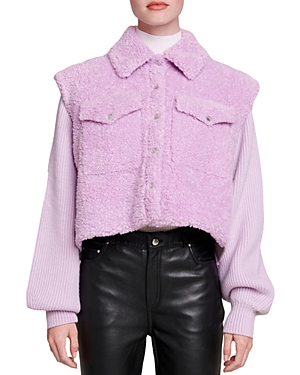 Maje Size Woman-this Week-l In Purple