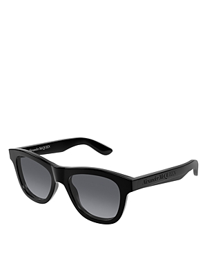 Alexander McQUEEN Angled Square Sunglasses, 54mm